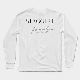 Staggert Family EST. 2020, Surname, Staggert Long Sleeve T-Shirt